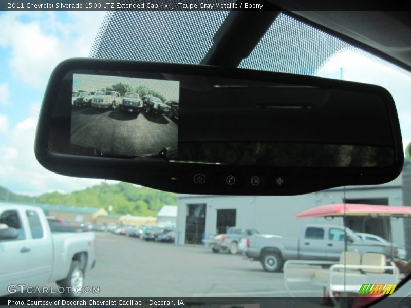 Taupe Gray Metallic / Ebony 2011 Chevrolet Silverado 1500 LTZ Extended Cab 4x4