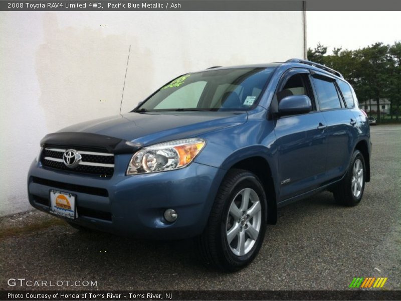 Pacific Blue Metallic / Ash 2008 Toyota RAV4 Limited 4WD