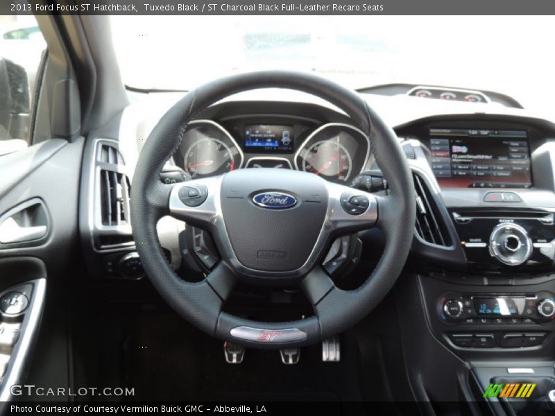 Tuxedo Black / ST Charcoal Black Full-Leather Recaro Seats 2013 Ford Focus ST Hatchback