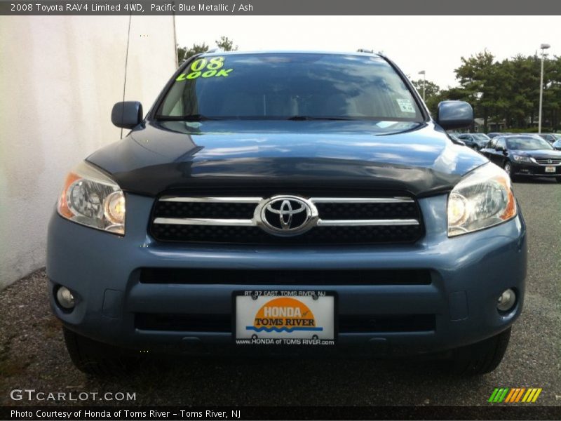 Pacific Blue Metallic / Ash 2008 Toyota RAV4 Limited 4WD