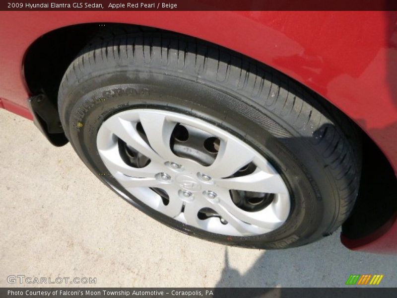 Apple Red Pearl / Beige 2009 Hyundai Elantra GLS Sedan