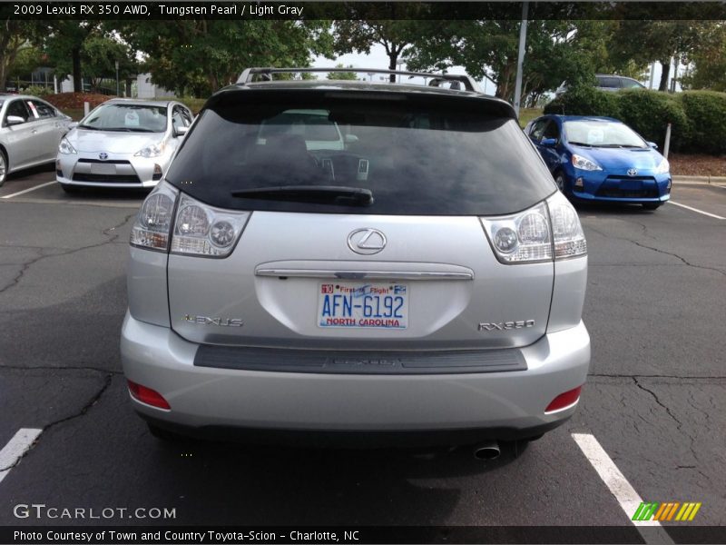 Tungsten Pearl / Light Gray 2009 Lexus RX 350 AWD