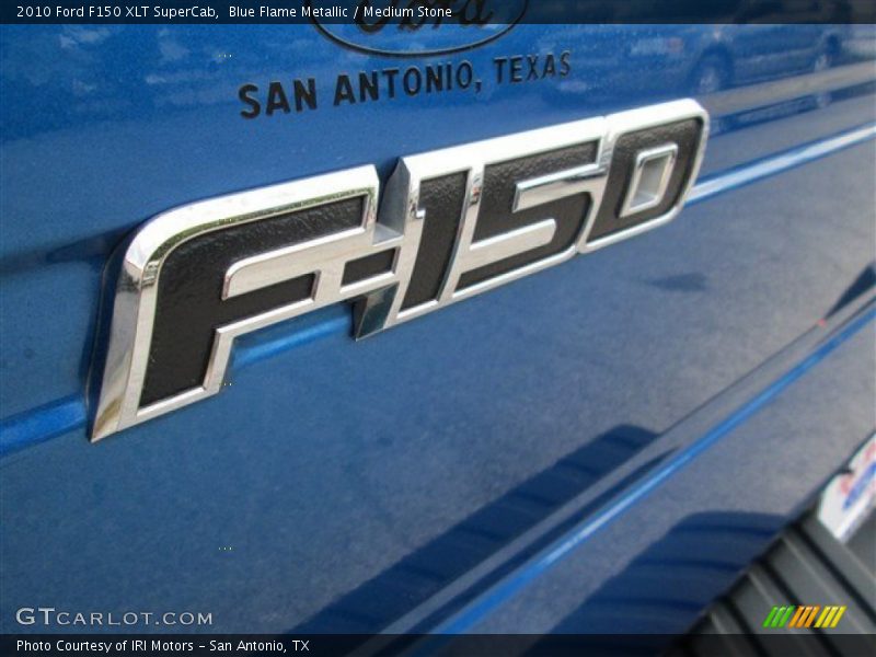 Blue Flame Metallic / Medium Stone 2010 Ford F150 XLT SuperCab