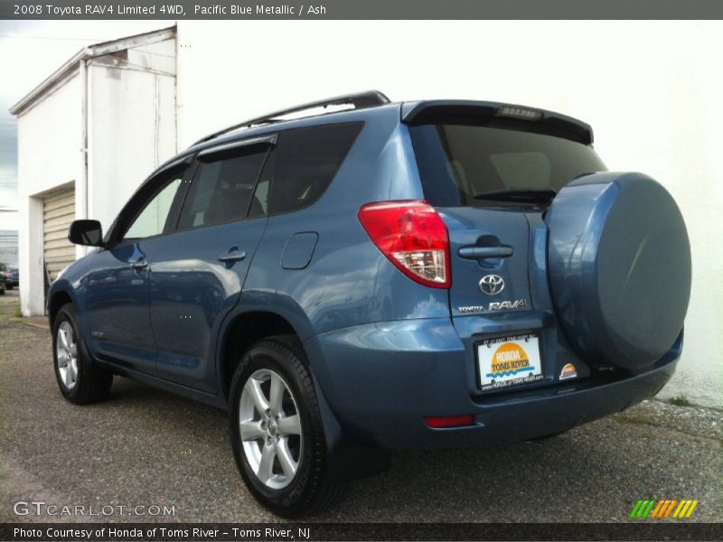 Pacific Blue Metallic / Ash 2008 Toyota RAV4 Limited 4WD