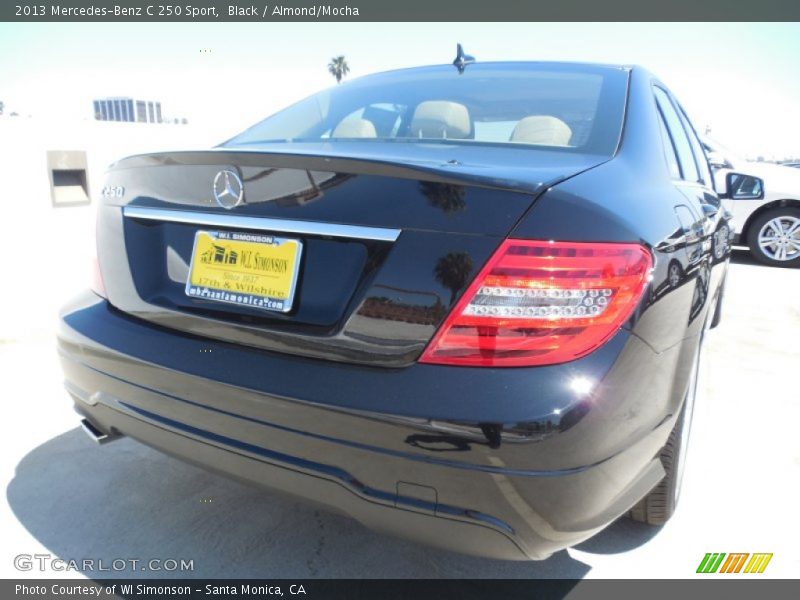 Black / Almond/Mocha 2013 Mercedes-Benz C 250 Sport
