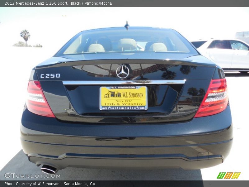 Black / Almond/Mocha 2013 Mercedes-Benz C 250 Sport