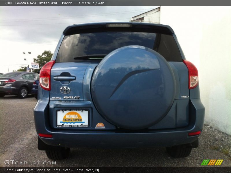 Pacific Blue Metallic / Ash 2008 Toyota RAV4 Limited 4WD