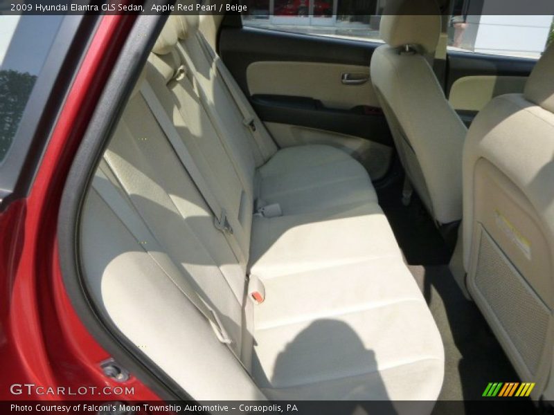 Apple Red Pearl / Beige 2009 Hyundai Elantra GLS Sedan