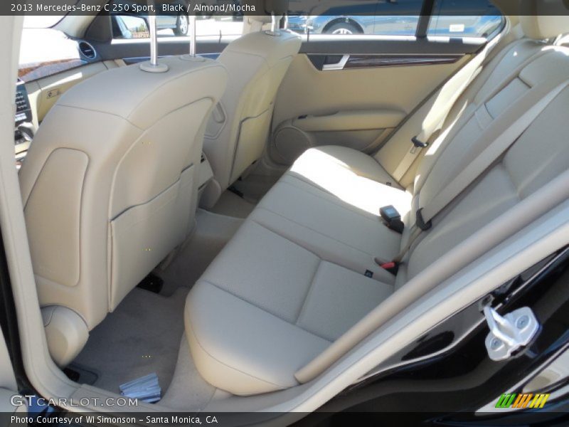 Black / Almond/Mocha 2013 Mercedes-Benz C 250 Sport
