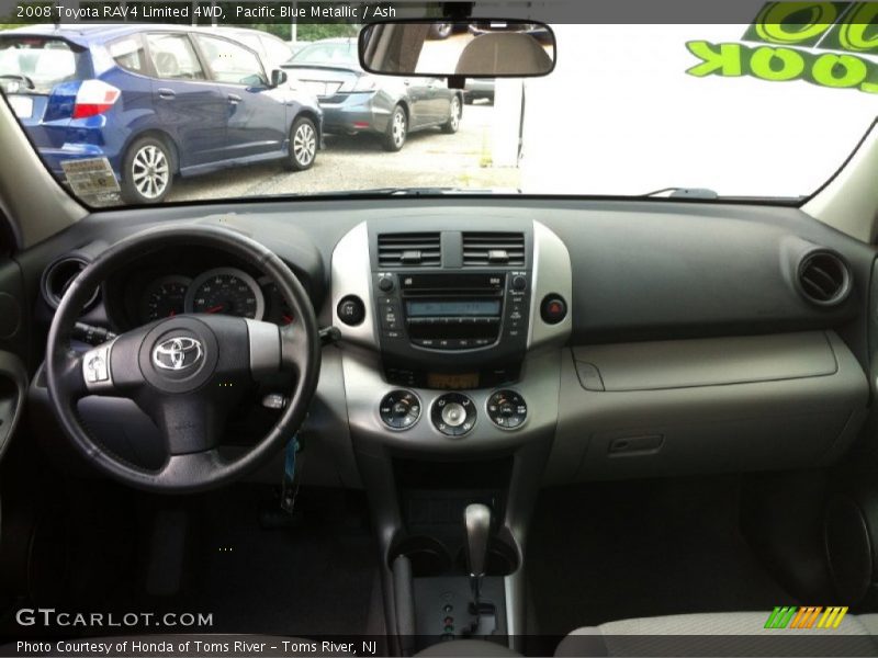 Pacific Blue Metallic / Ash 2008 Toyota RAV4 Limited 4WD