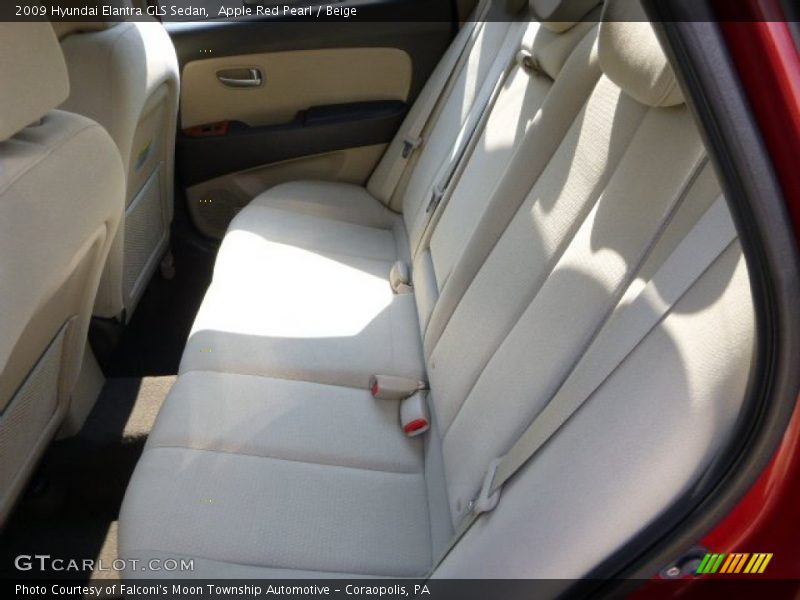 Apple Red Pearl / Beige 2009 Hyundai Elantra GLS Sedan