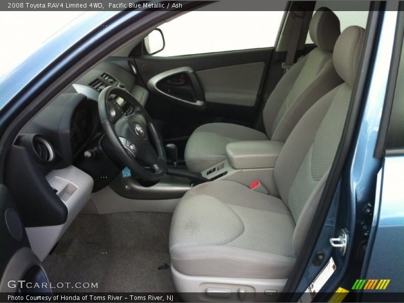 Pacific Blue Metallic / Ash 2008 Toyota RAV4 Limited 4WD