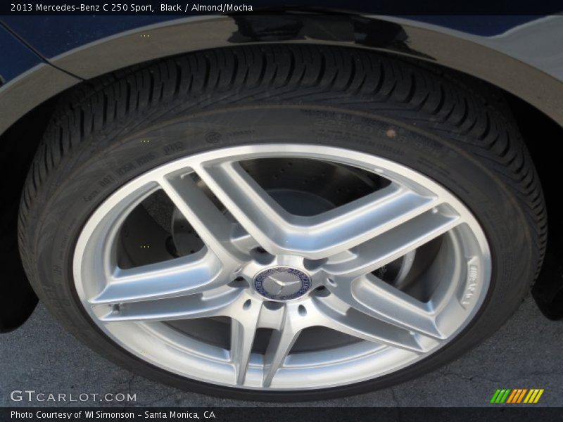 Black / Almond/Mocha 2013 Mercedes-Benz C 250 Sport