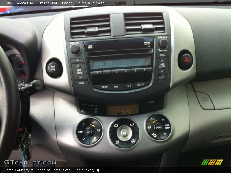 Pacific Blue Metallic / Ash 2008 Toyota RAV4 Limited 4WD
