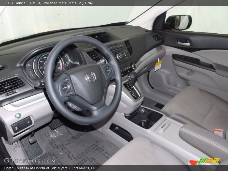 Gray Interior - 2014 CR-V LX 