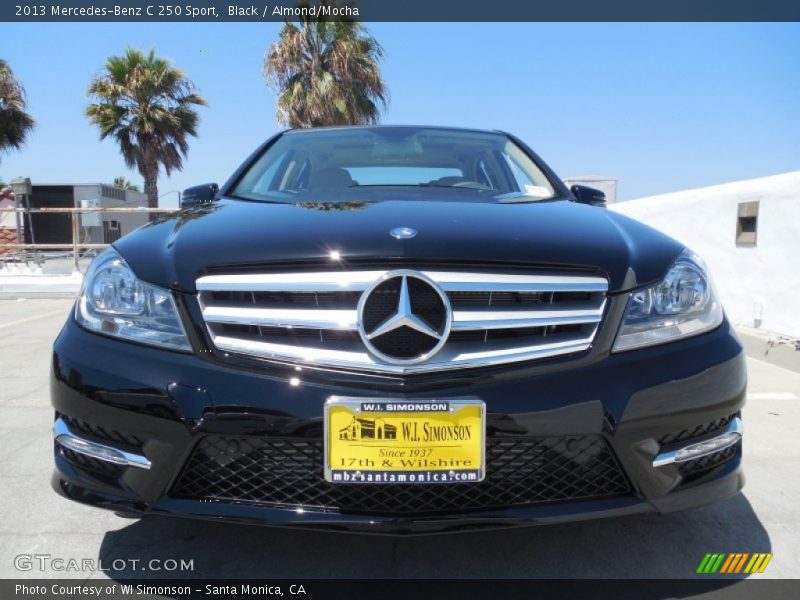 Black / Almond/Mocha 2013 Mercedes-Benz C 250 Sport