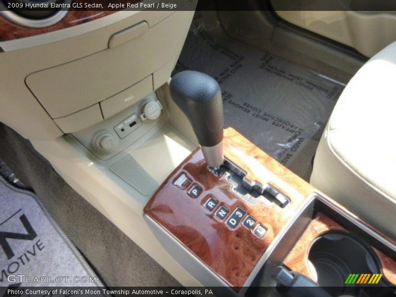 Apple Red Pearl / Beige 2009 Hyundai Elantra GLS Sedan