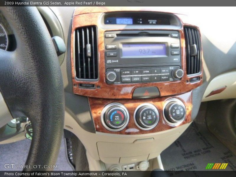 Apple Red Pearl / Beige 2009 Hyundai Elantra GLS Sedan