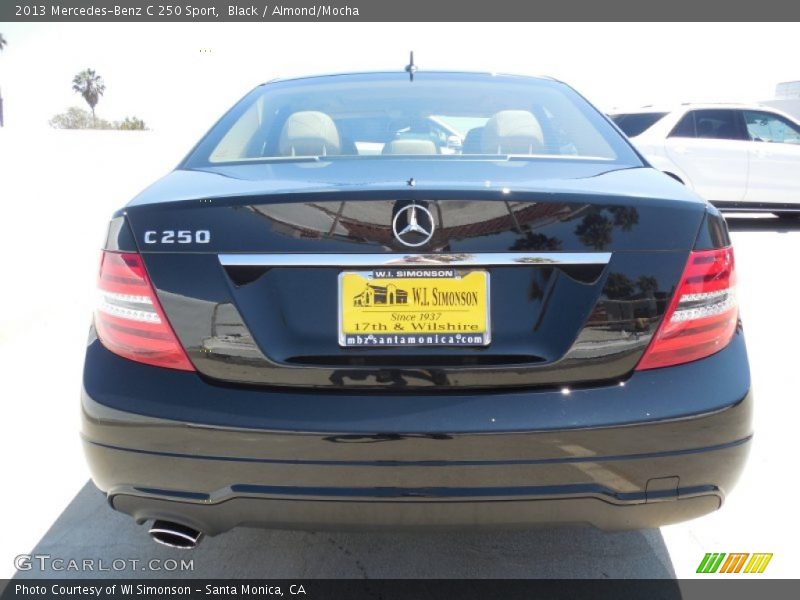Black / Almond/Mocha 2013 Mercedes-Benz C 250 Sport