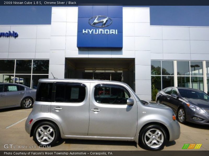 Chrome Silver / Black 2009 Nissan Cube 1.8 S