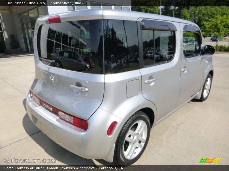 Chrome Silver / Black 2009 Nissan Cube 1.8 S