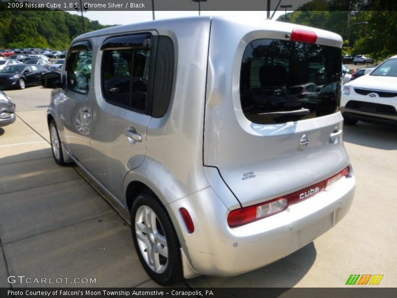 Chrome Silver / Black 2009 Nissan Cube 1.8 S