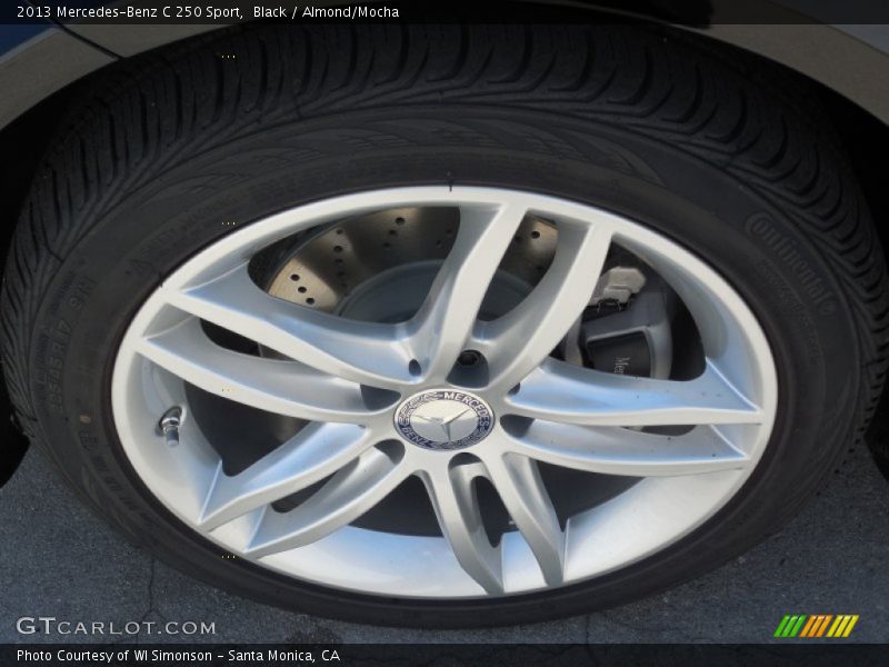 Black / Almond/Mocha 2013 Mercedes-Benz C 250 Sport
