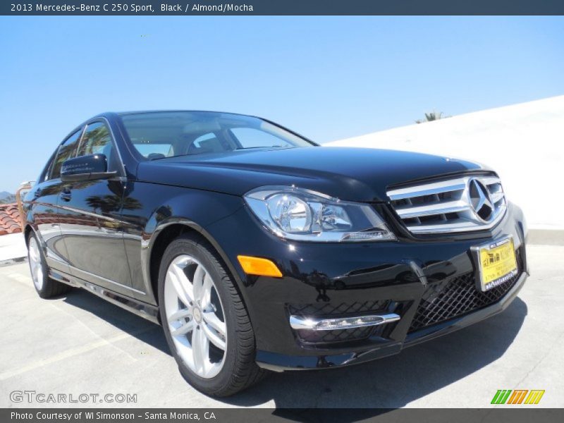 Black / Almond/Mocha 2013 Mercedes-Benz C 250 Sport