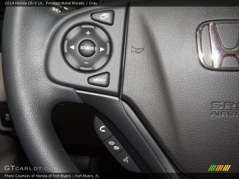 Polished Metal Metallic / Gray 2014 Honda CR-V LX