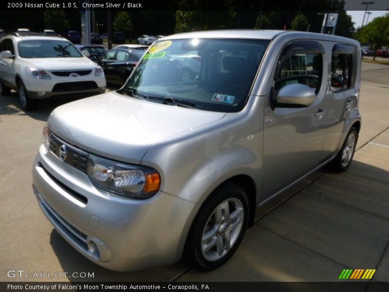 Chrome Silver / Black 2009 Nissan Cube 1.8 S