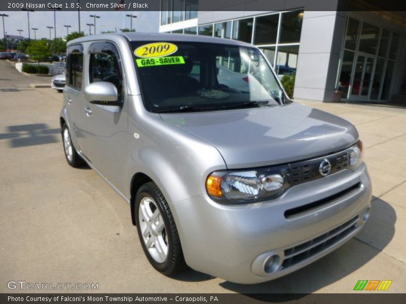 Chrome Silver / Black 2009 Nissan Cube 1.8 S