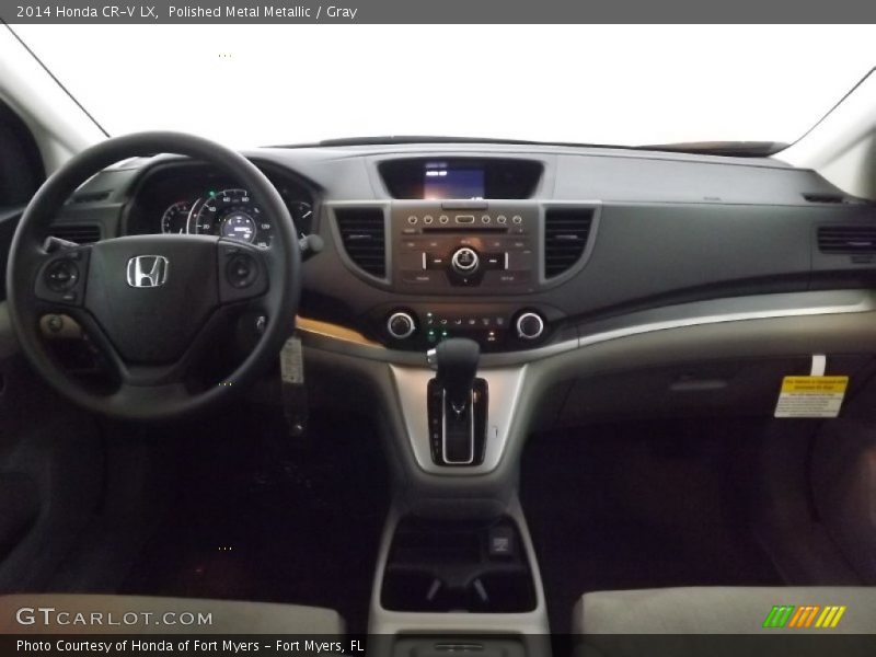 Polished Metal Metallic / Gray 2014 Honda CR-V LX