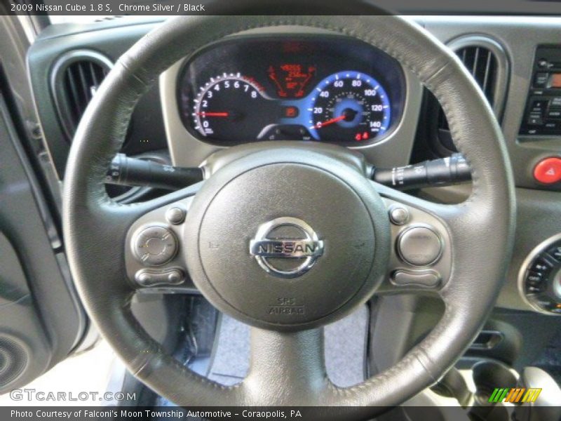Chrome Silver / Black 2009 Nissan Cube 1.8 S