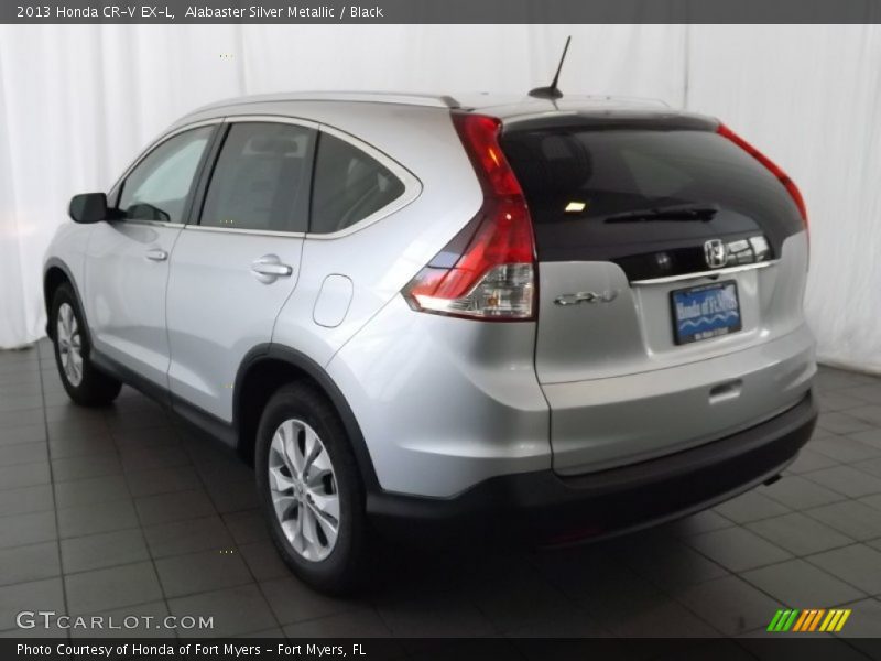Alabaster Silver Metallic / Black 2013 Honda CR-V EX-L