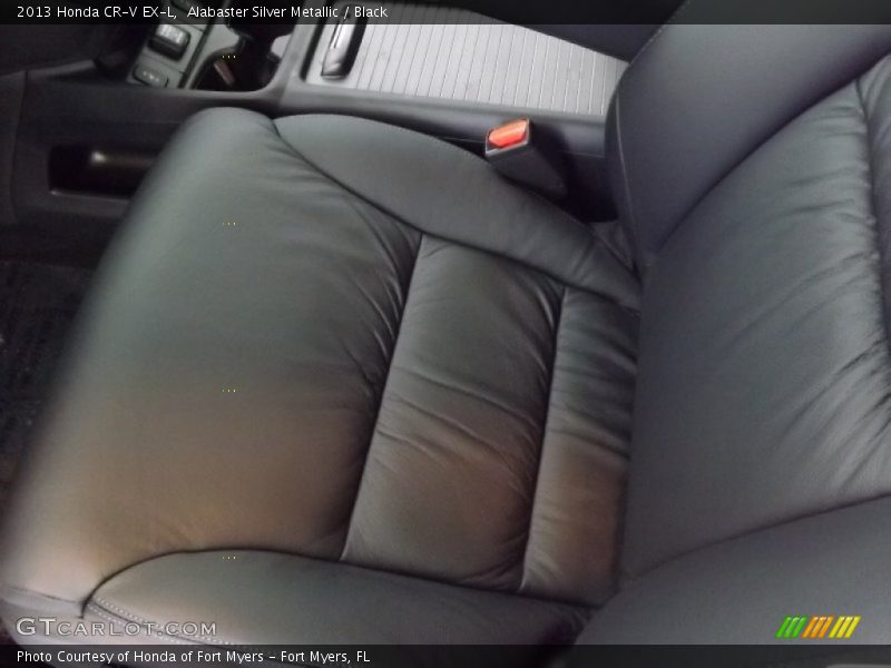 Alabaster Silver Metallic / Black 2013 Honda CR-V EX-L