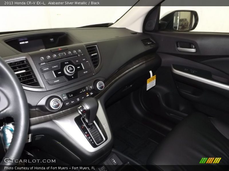 Alabaster Silver Metallic / Black 2013 Honda CR-V EX-L