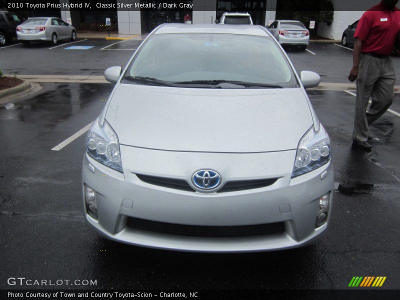 Classic Silver Metallic / Dark Gray 2010 Toyota Prius Hybrid IV