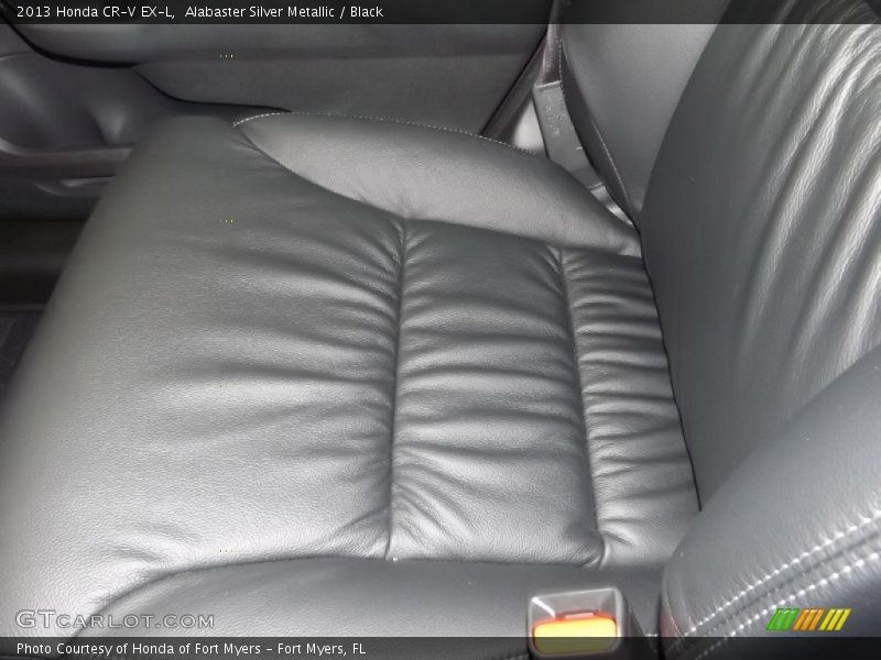Alabaster Silver Metallic / Black 2013 Honda CR-V EX-L