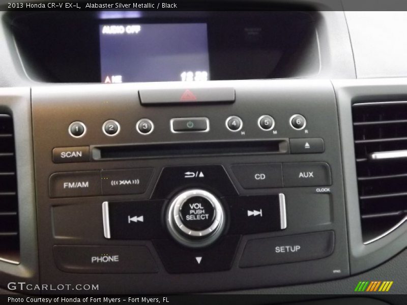 Alabaster Silver Metallic / Black 2013 Honda CR-V EX-L