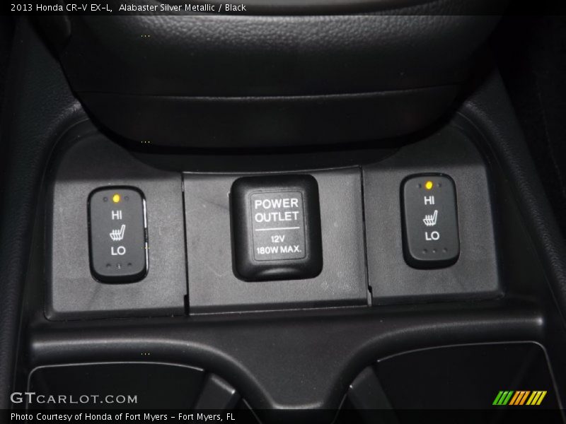 Alabaster Silver Metallic / Black 2013 Honda CR-V EX-L