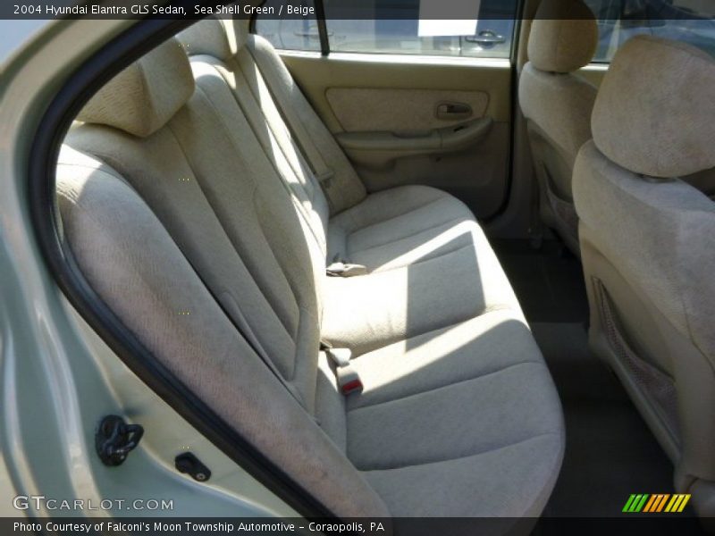 Sea Shell Green / Beige 2004 Hyundai Elantra GLS Sedan