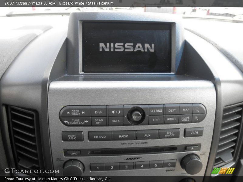 Blizzard White / Steel/Titanium 2007 Nissan Armada LE 4x4