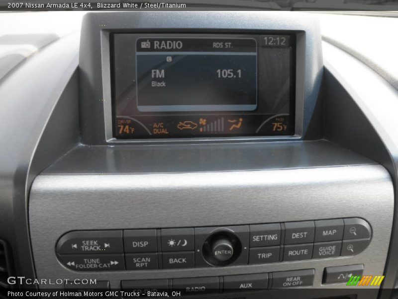 Blizzard White / Steel/Titanium 2007 Nissan Armada LE 4x4