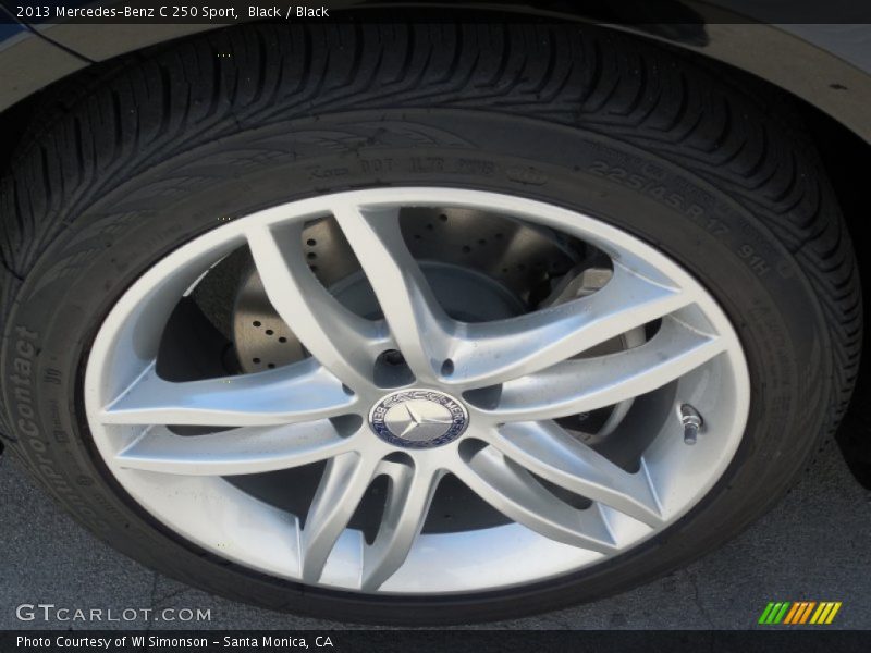 Black / Black 2013 Mercedes-Benz C 250 Sport