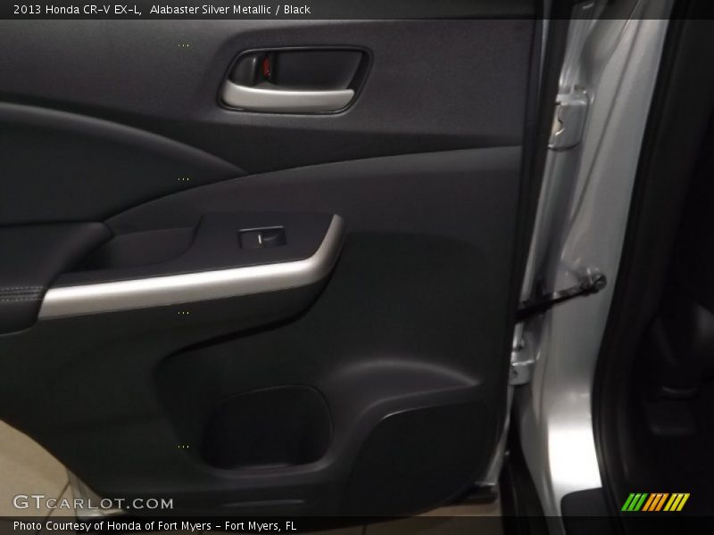 Alabaster Silver Metallic / Black 2013 Honda CR-V EX-L