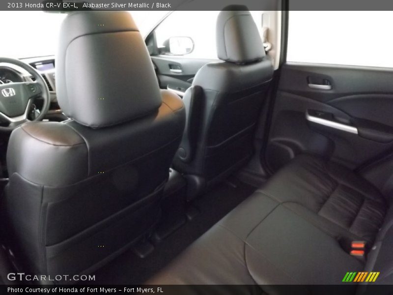 Alabaster Silver Metallic / Black 2013 Honda CR-V EX-L