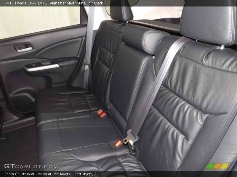 Alabaster Silver Metallic / Black 2013 Honda CR-V EX-L