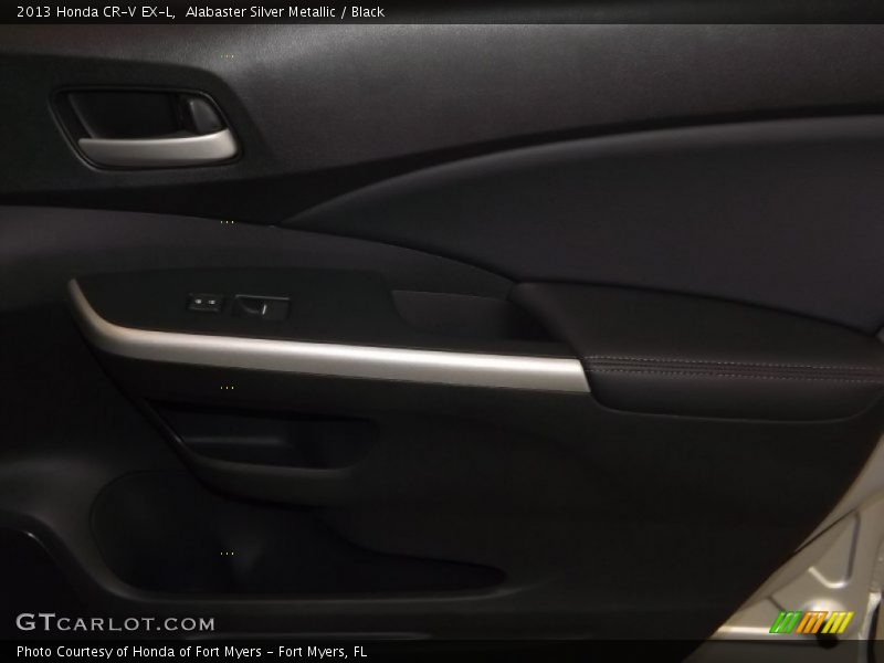 Alabaster Silver Metallic / Black 2013 Honda CR-V EX-L