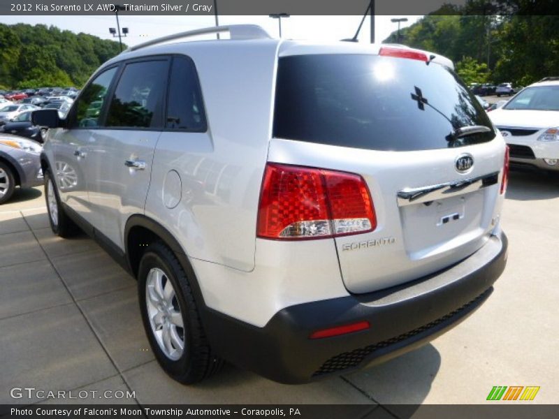 Titanium Silver / Gray 2012 Kia Sorento LX AWD