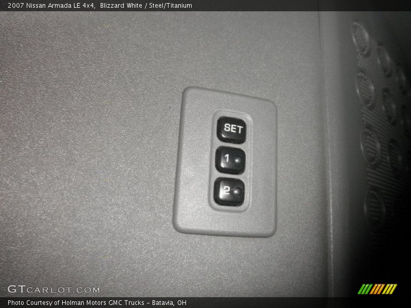 Blizzard White / Steel/Titanium 2007 Nissan Armada LE 4x4